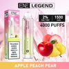 Elux ENE Legend 4000 Puffs Disposable Vape Pakke med 10