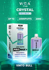 The Crystal Pro Max + 10000 Disposable Vape Pod (æske med 10 stk)